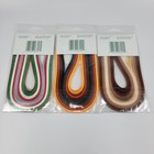 Lake City Craft Quilling Paper 1 8  Width Holiday 357 Fall 440  Brown   Tan 445