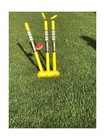 Ss Cricket Full Size Plastic Stumps With 1 Base And 2 Bails