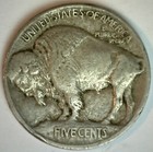1913 Type I Buffalo Indian Head Nickel 5c Us Coin Very Fine Circulated Vf