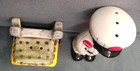 Vintage 1996 Coca-cola Delivery Boy   Coke Case Cart Ceramic Salt Pepper Shakers