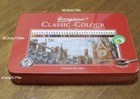 120 Giorgione Oil Base Triangular Colored Pencils Metal Box Shipping Incl