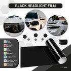 Self Adhesive Car Headlight Taillight Tint Film Changing Wrap For Motorcycle
