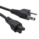 6 Feet 18 Awg 3 Prong Ac Power Cord Cable For Iec320 C5 To Nema 5-15p Black