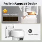 Solar Dummy Fake Camera Security Outdoor  Solar Powered Simulated Surveillance C