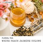 Leafmessage Tea - White Peach Jasmine Oolong Loose Leaf Floral Tea                    85g