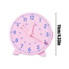 Time Practice Learning Clock Teaching Analog Clock With Movable Hands For Kids