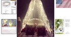 Versatile Mosquito Net Bed Canopy With Integrated Fairy Lights - Princess Theme