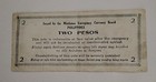 1944 Philippine Guerrilla Ww2 2 Pesos Note