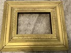 Antique Vintage Carved Chunky Thick Solid Wood Photo Art Frame 10x12 Holds 5x7