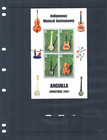 1 3 Off  9 00 Scott Value  - 2001 Anguilla Musical Instruments S s Mnh Nh Umm