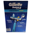 Gillette Sensor2 Plus Disposable Razor Lubrastrip Pivot - 52razors Free Shipping