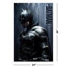 The Batman - Movie Poster  profile Blue - Rainfall   size  24  X 36  