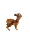 Rare 1950  Steiff Fawn Deer Velvet 5 Inches Tall  Vintage Made In Germany