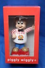New 7  Piggly Wiggly Bobble Head Collectible Mr Pig Vintage Look Pie-eyed Figure