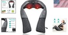Electric Neck And Back Massager - Heated 3d Kneading Pillow For Muscle Relief