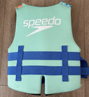 Speedo Pfd Life Jacket Vest Type Iii 50   90 Lbs Anti-microbial Checkered