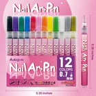 Aokeleon 12 Colors Nail Art Pens Set 3d Polish Multi-color B