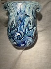 Signed Gozo Glass    stone     Vase