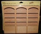 Houseworks Dollhouse Miniature Triple Bookcase W  Cabinets  5009 1 12 Scale Nos