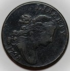 1798 Draped Bust Large Cent - 2nd Hair Style  s-179  - Us 1c Copper Coin