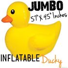 Giant Inflatable Float Rubber Ducky Duck   Birthday Pool Toy Party Outdoor Fun