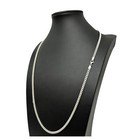 26 Inch 4mm Cuban Link Chain  999 Pure Silver Approx  30 Grams