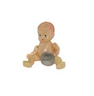 Mcm Vintage Celluloid Plastic Baby Doll Toy W  Jointed Limbs  Japan