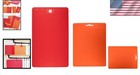 Flexible Non-slip Silicone Cutting Board Set - Dishwasher Safe   Durable Design