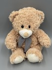 Best Made Toys Teddy Bear Plush W  Ribbon Bow 11    Light Brown Stuffed Animal