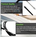 18ft Throttle Shift Cables 600a Gen I Mercury Mercruiser 2 Pack