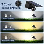 Solar Spot Lights Outdoor 12 Pack   52 Led  6 Color Lighting  Solar Lights Ou   