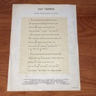 Rare Vintage Sheet Music - Day Tripper By The Beatles