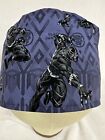 Men women Surgical Scrub Cap Lined Panther Great Cap 100  Cotton