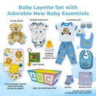 Deluxe 15-piece New Baby Gift Basket   Newborn Baby Boy Gift Set With Baby Es   