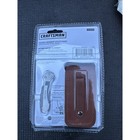 Craftsman 94845 Folding Lockback Utility Knife Wooden Handle Leather Sheath
