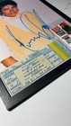 Michael Jackson Signed Photo Reprint W  1988 Ticket   Vip Pass Reprints