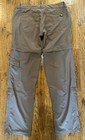 North Face Pants Womens 8 Convertible Zip Off Shorts Hiking Gray Lightweight
