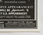 Venom Original Show Flyer 1997 San Bernardino Ca Mini Handbill Size Black Metal