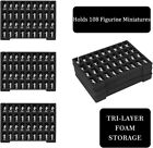 Miniature Storage Sturdy Carrying Figure Case 108 Slot For Warhammer  And D d