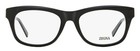 Zegna Thin Profile Eyeglasses Ez5283 001 Black 53mm