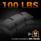 100 Lbs Umbrella Base Weights Fillable Sandbags  2 Packs Sand Bags For Weight  O