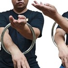1pieces Strong And Chromed Yewen Rattan Ring For Kung Fu Strength Training  220