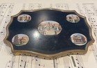 Rare Antique Italian Micromosaic Micro Mosaic Roman Ruins Plaque C1880