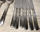 19pc Lot Antique Vtg Simeon L   George H Rogers Silverplate Flatware Encore