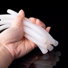 Solid Silicone Rubber Cord High Temp Seal O-ring Cord Dia 1mm 2mm 25mm White