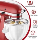 Ice Cream Maker Attachment For Kitchenaid Mixers Fits 4 5 5qt 6qt Stand Mixer