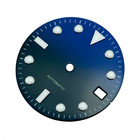 28 5mm Deepsea Sterile Enamel Dial Part Skx Mod Sub Style Watch Dial For Nh35a