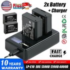 2pcs Lp-e10 Battery   Lcd Charger For Canon Eos T6 T5 T3 Rebel T7 X50 T100 Kiss