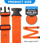 4 Pack Adjustable Luggage Straps Suitcase Belt Travel Bag Secure Heavy Duty Lock