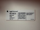 Apple Keyboard For Macintosh Adb Desktop Bus Mac Vintage M0116 825-1438-a